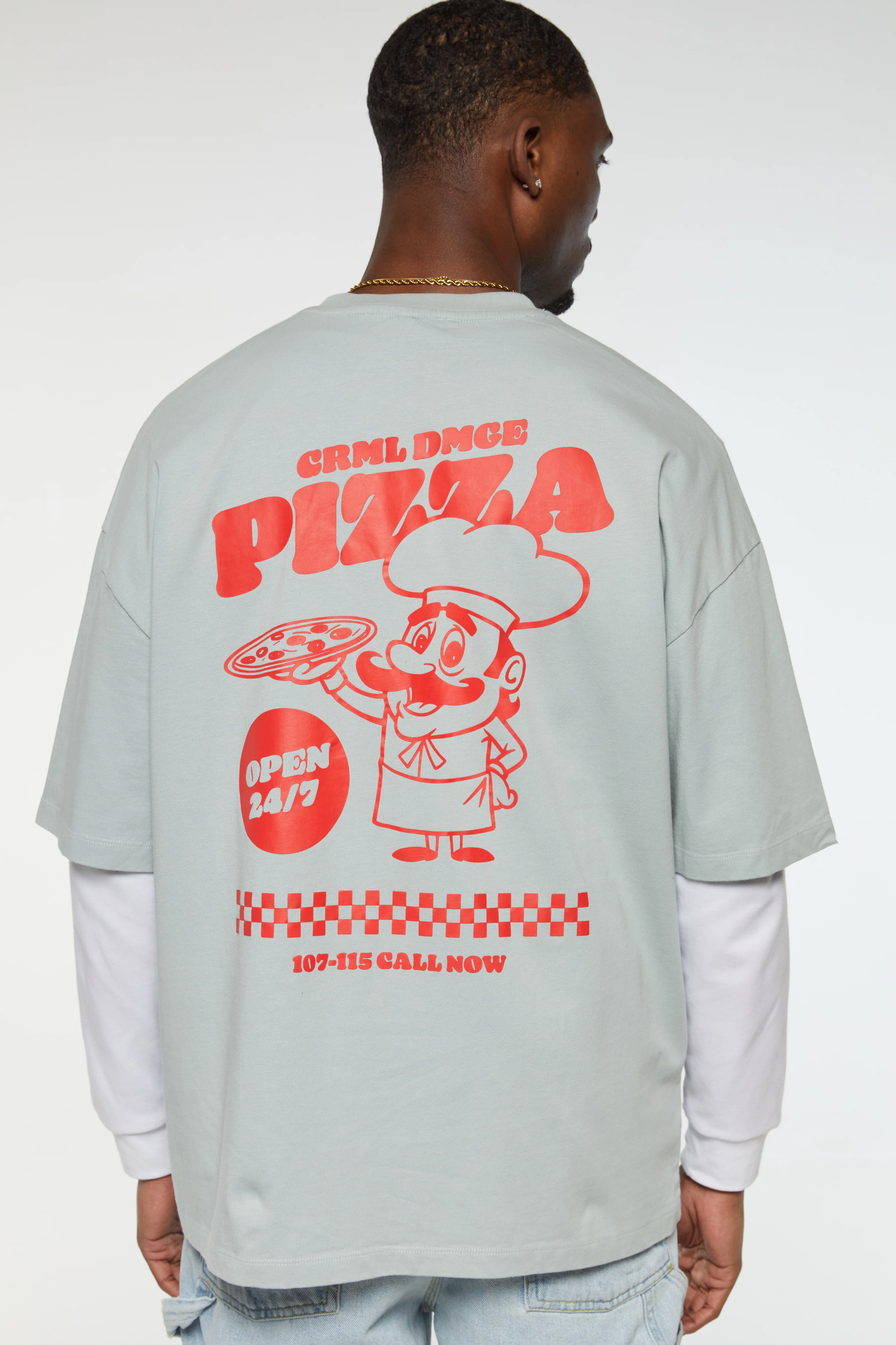 DAMAGE PIZZA T-SHIRT