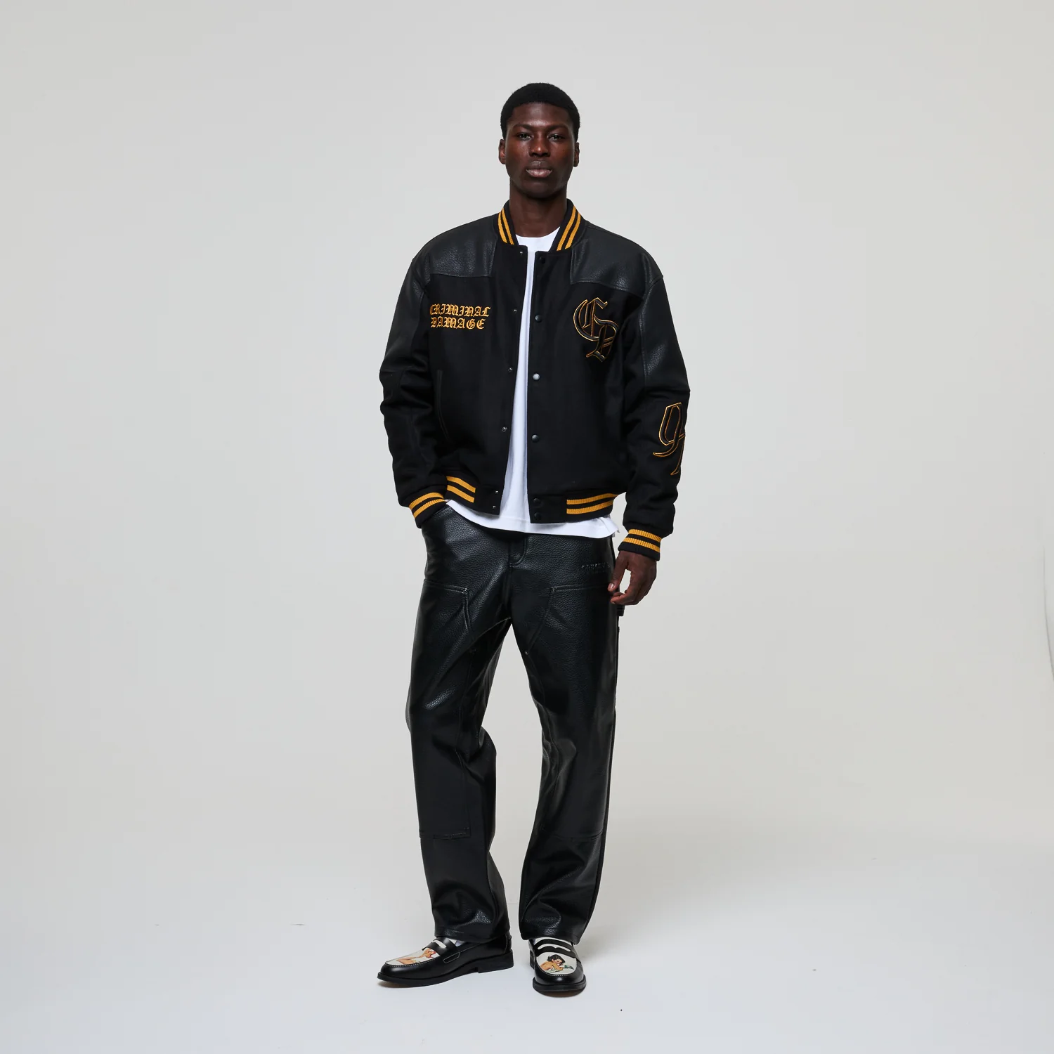 LOGO MANIA VARSITY JACKET - Image 3