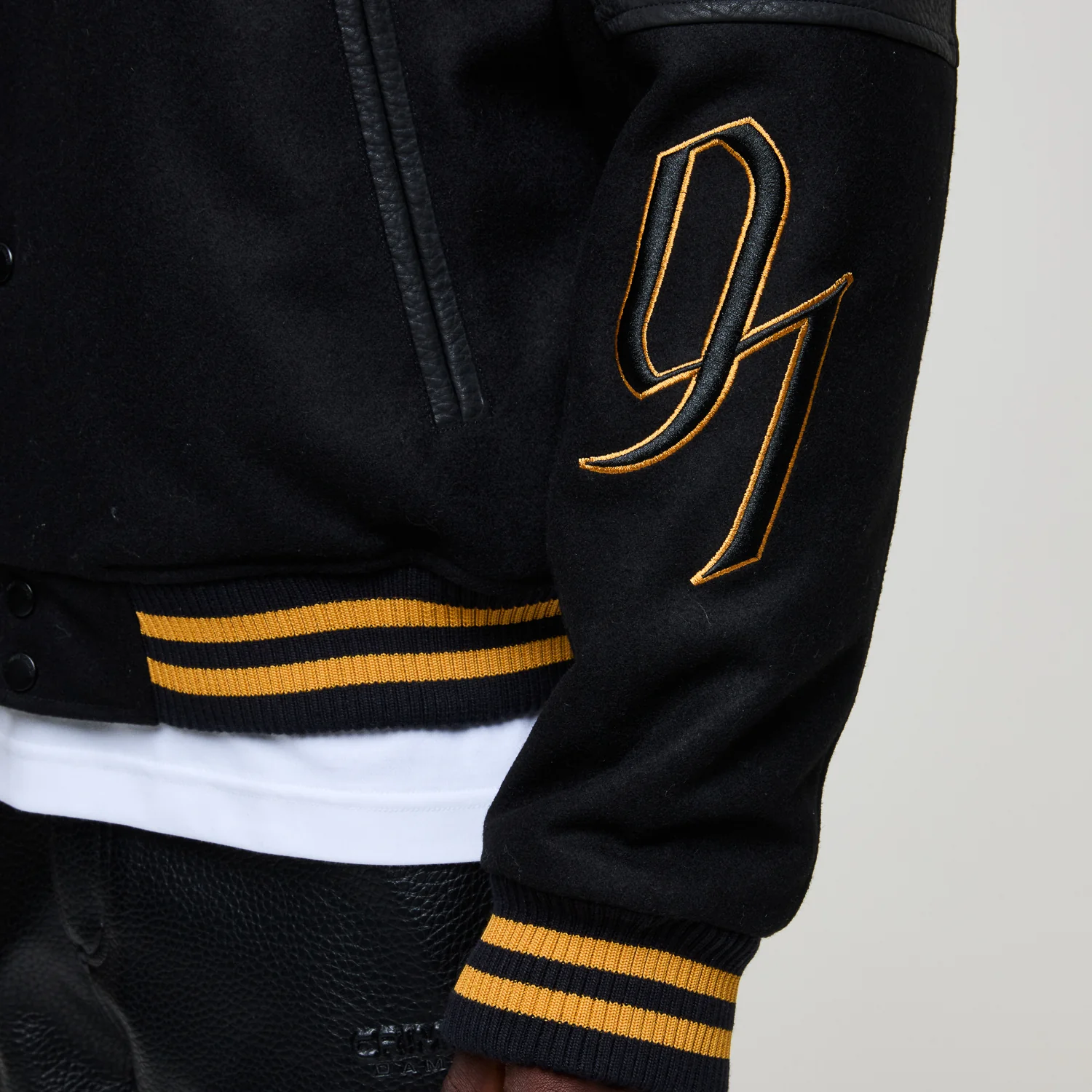 LOGO MANIA VARSITY JACKET - Image 8