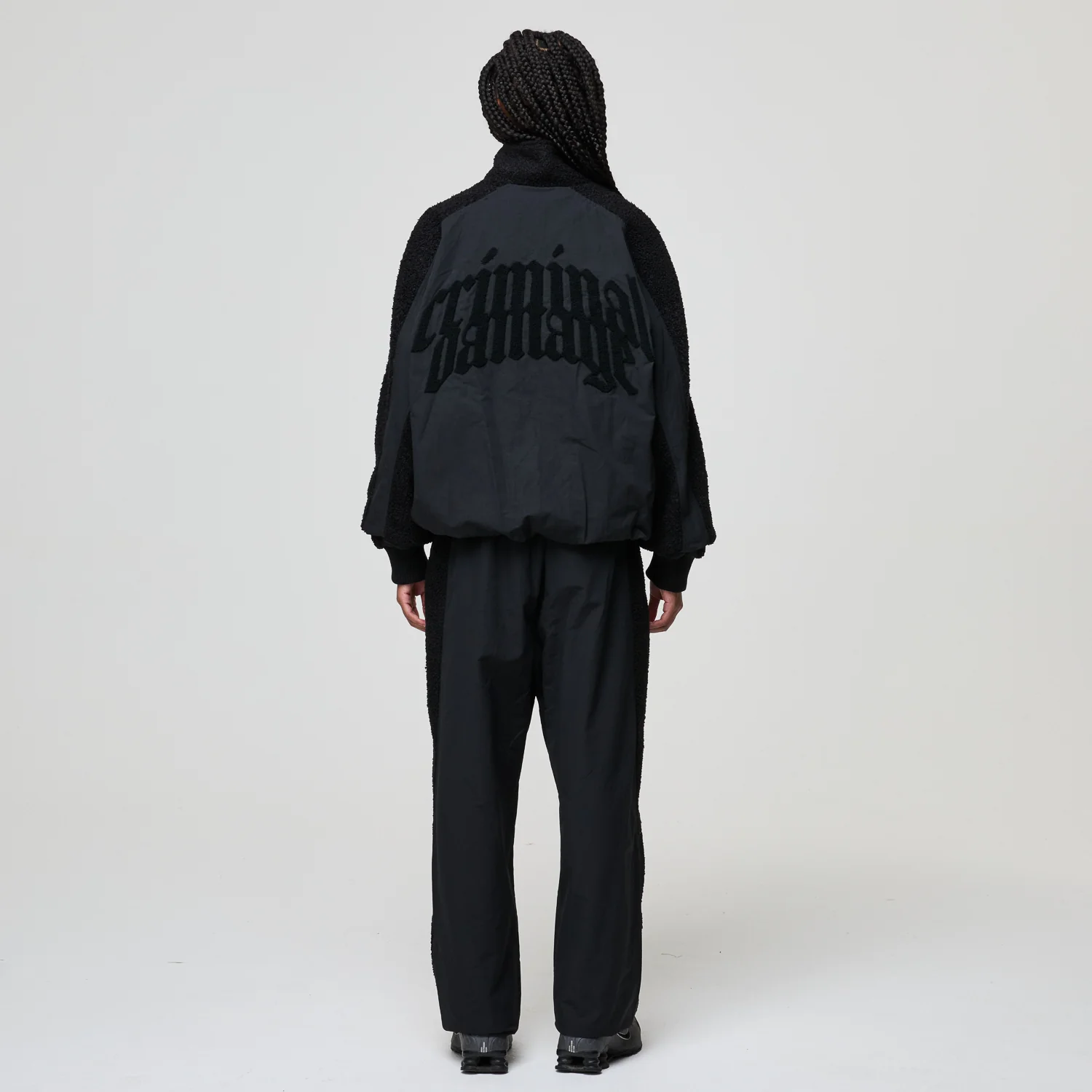 MICRO SHERPA & NYLON TRACKSUIT JACKET - Image 10