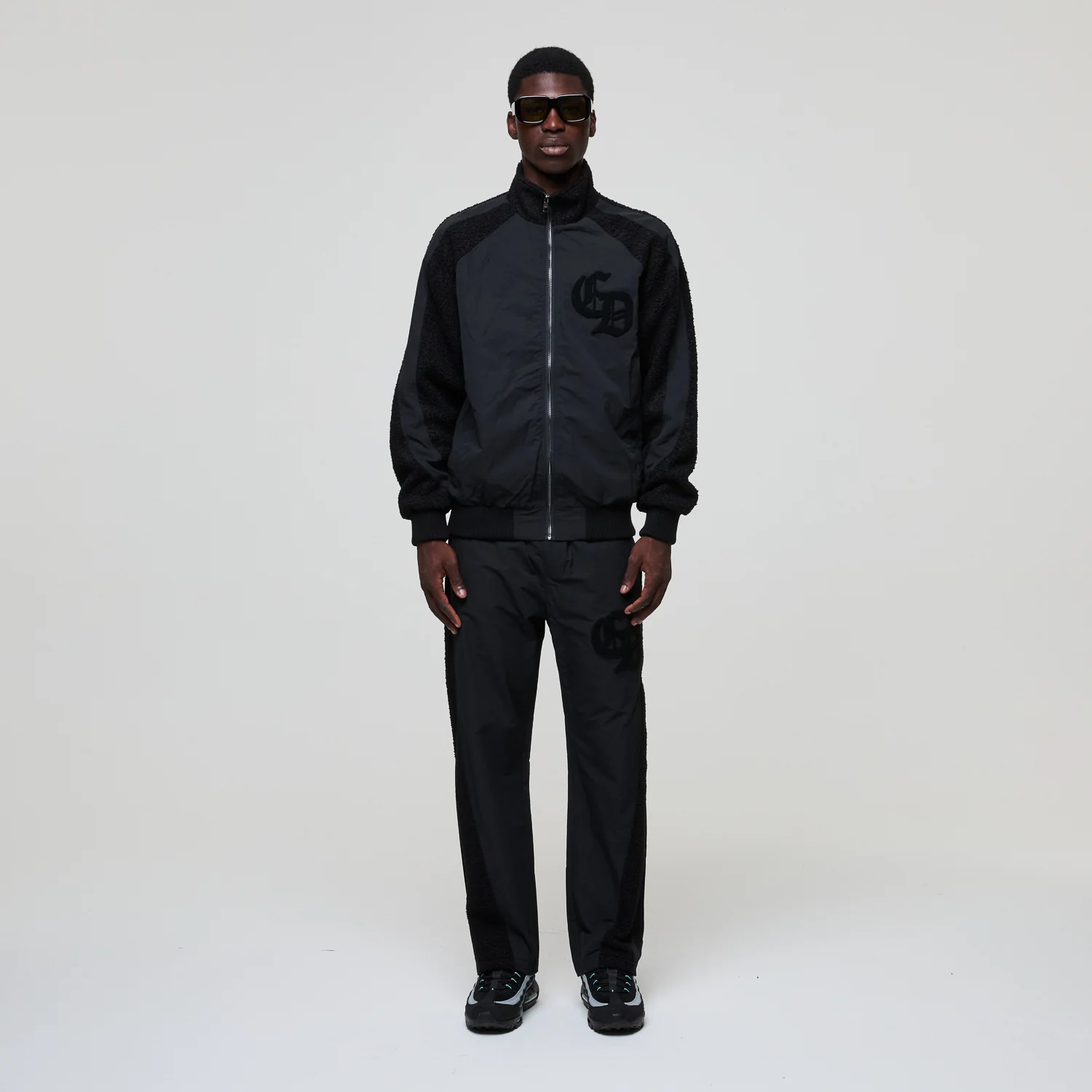 MICRO SHERPA & NYLON TRACKSUIT JACKET - Image 2